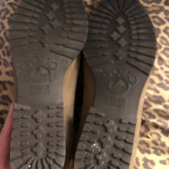 Sporto size 10 Green lace up boots faux suede - Picture 10 of 11